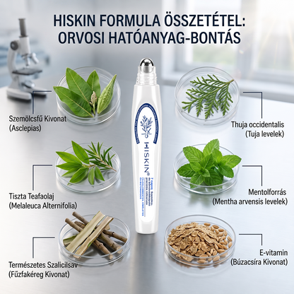 🎉 KORLÁTOZOTT IDEIG: 50% KEDVEZMÉNY 💎 Hivatalos Hiskin® üzlet | 7 napos bőrkinövés- és folteltávolító | Professzionális minőségű golyós applikátor | Fájdalommentes • Hegmentes • Arcra és testre is biztonságos